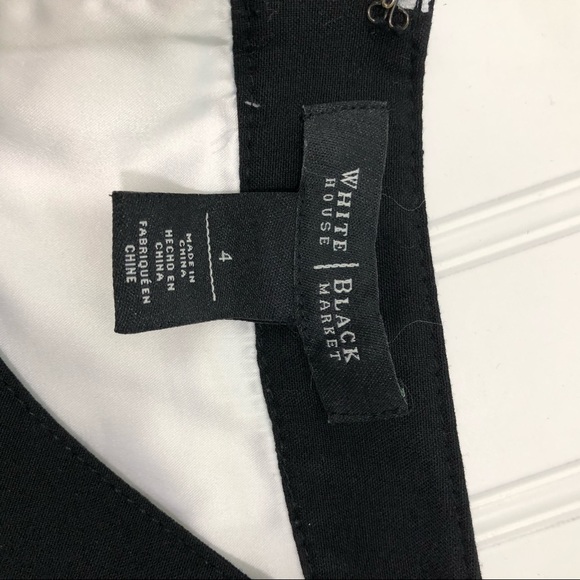 White House Black Market Fitted Office To Date Night Dress NWOT - Picture 4 of 4